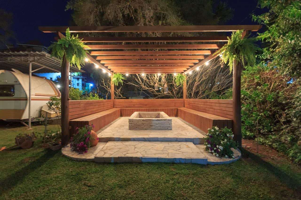 une pergola en bois